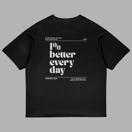 Camiseta Oversized 1% Better