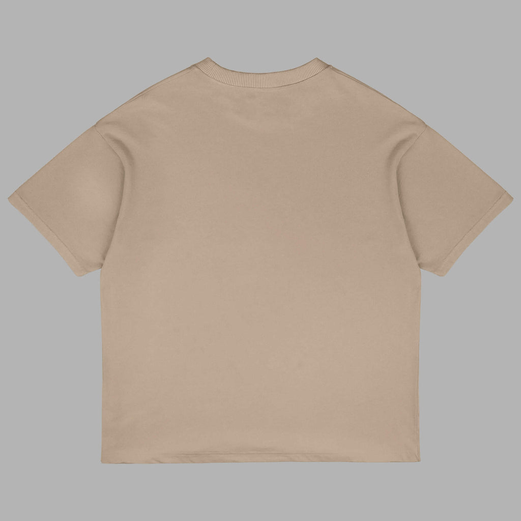 Camiseta Oversized Basic - Bege