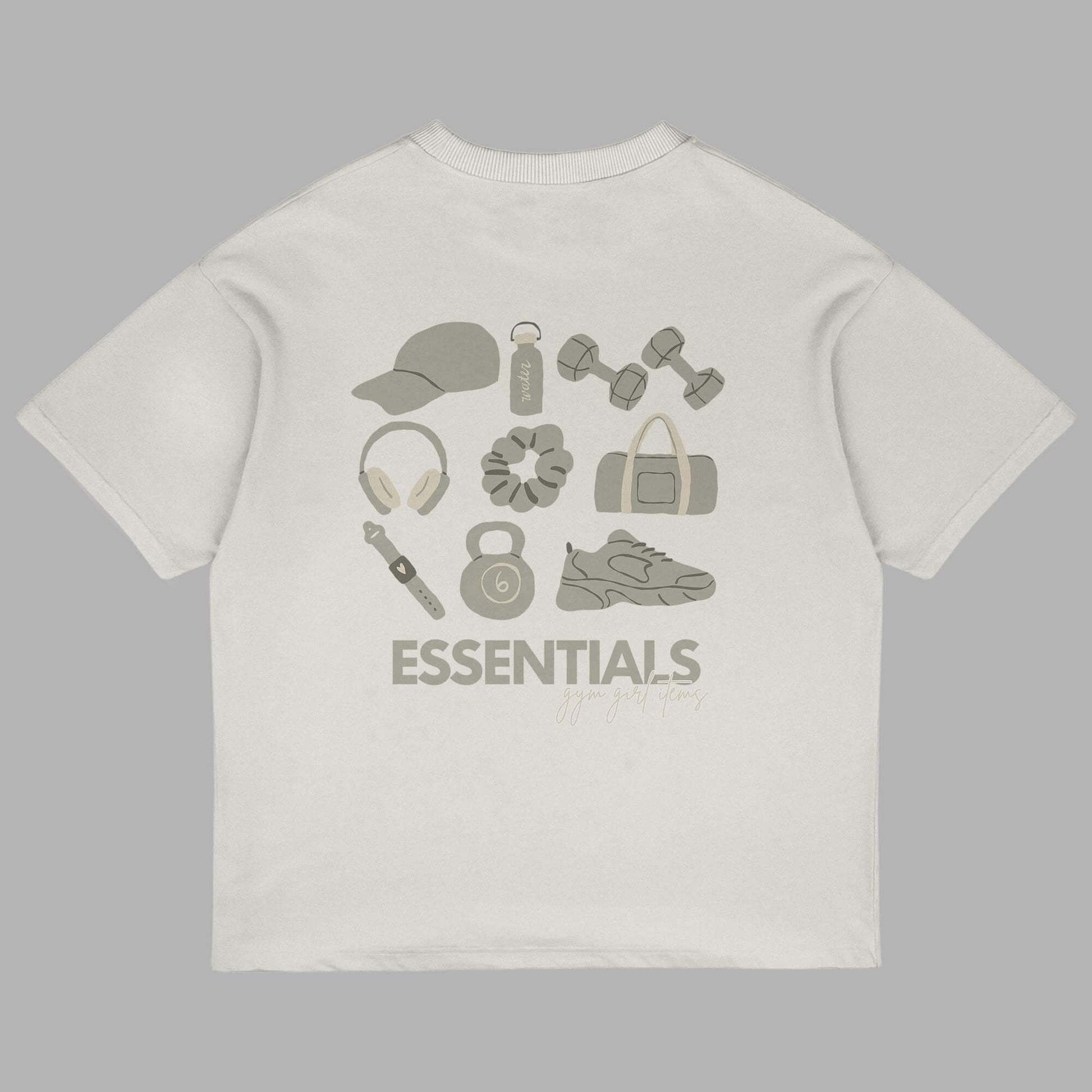 Camiseta Oversized Essentials Items