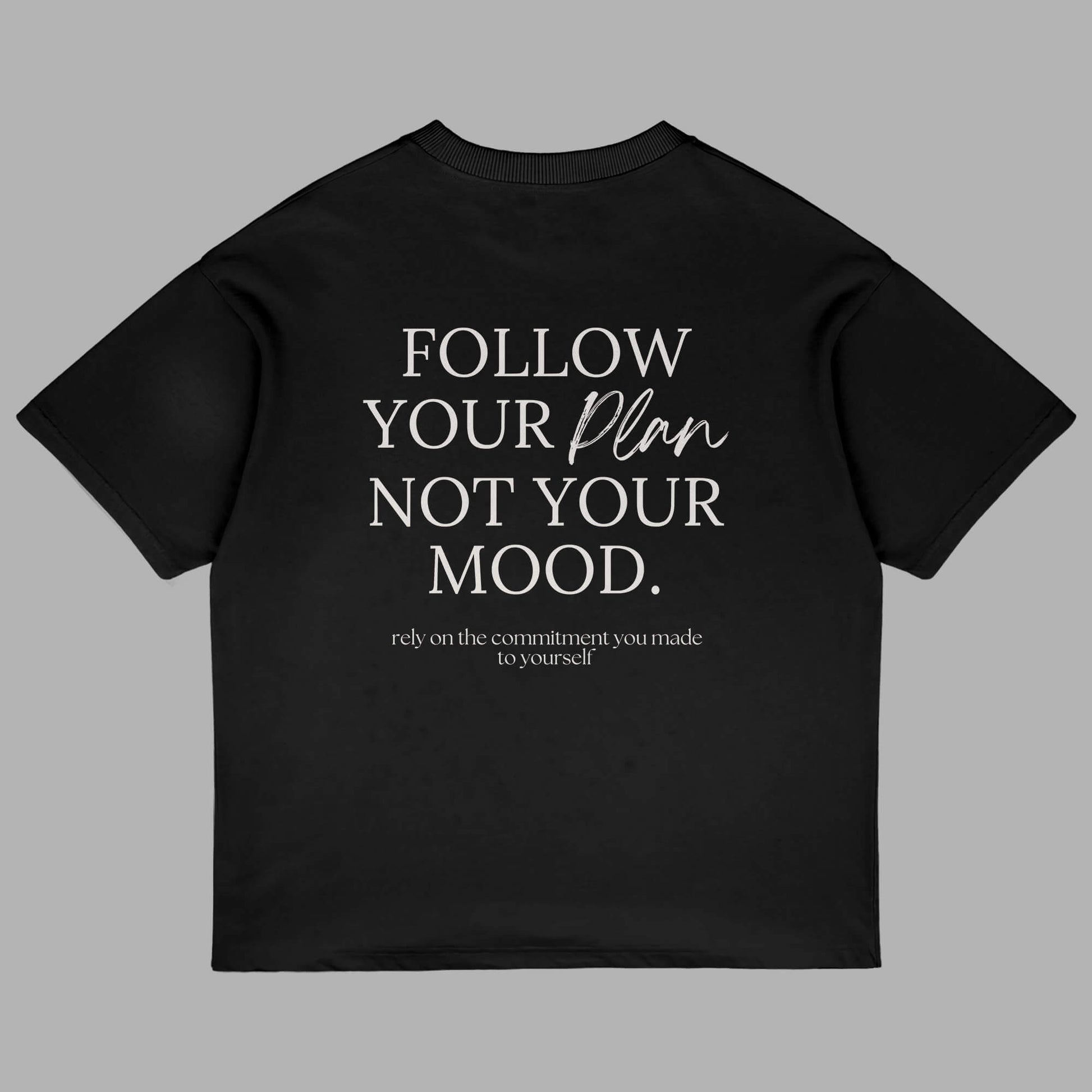 Camiseta Oversized Follow Your Plan