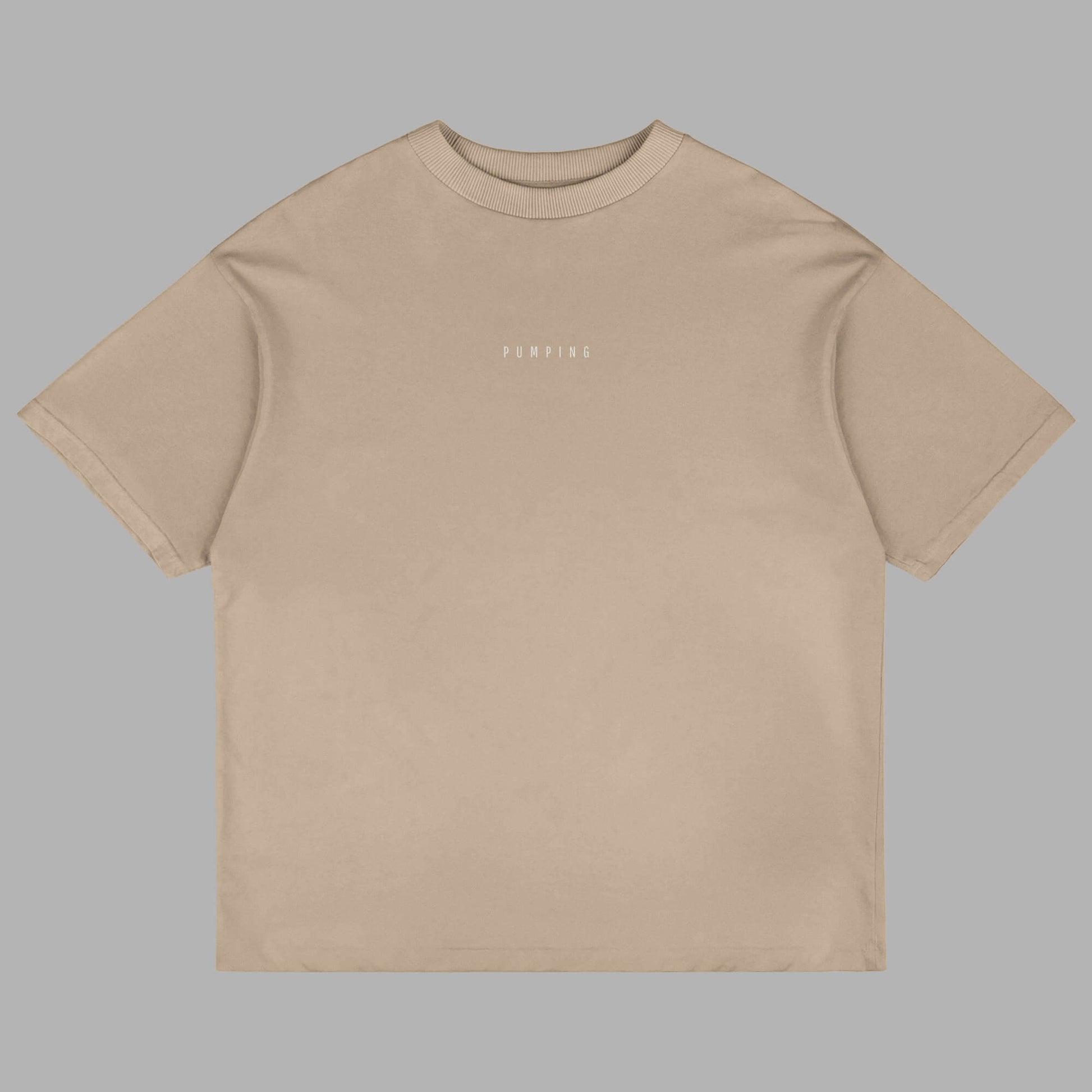 Camiseta Oversized Basic - Bege